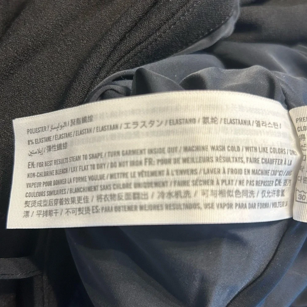 *NWT* Abercrombie & Fitch Ruched Front Cutout Asymmetrical Midi Dress, Size SP - Picture 14 of 14